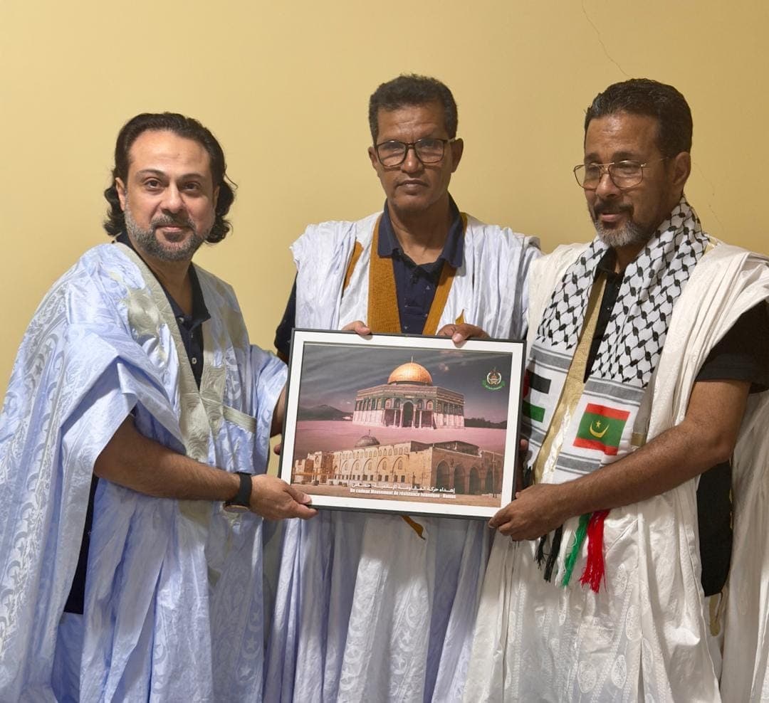 ممثل حـ.ـماس بموريتانيا يبحث مستجدات غـ.ـزة مع حزب العمران